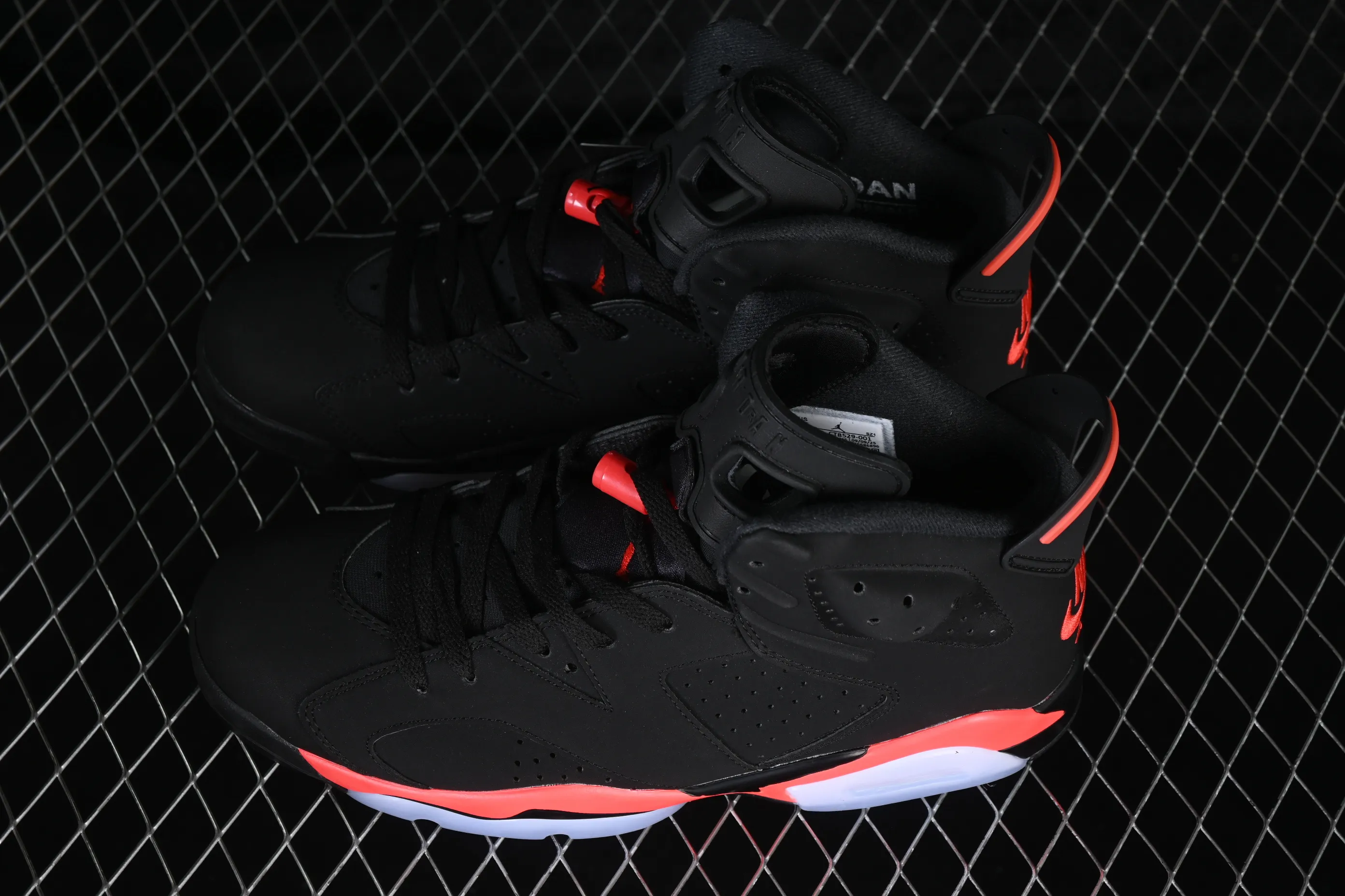 All categories Air Jordan Jordan series basketball shoes Air Jordan 6 Air Jordan 6 "Infrared" AJ6 Joe 6 new black infrared CT8529-001